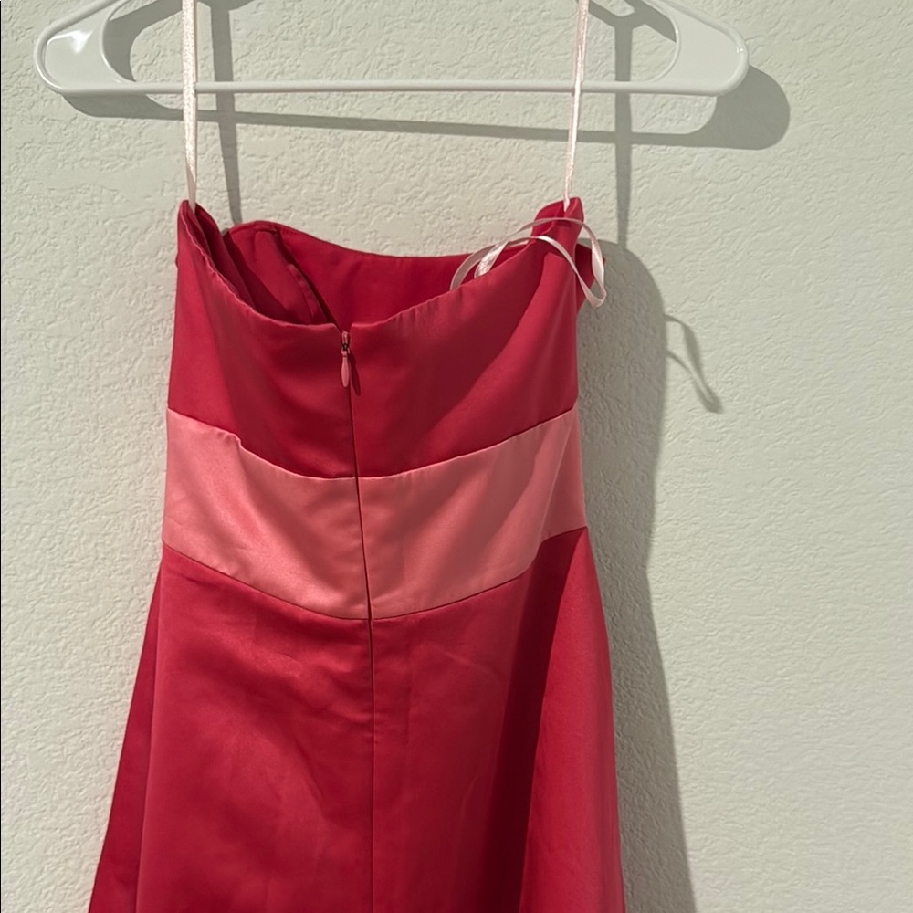 Mori Lee Red Spaghetti Strap Sundress - Picture 9 of 13
